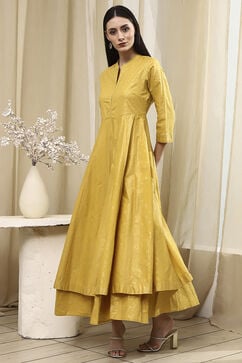 Lime Cotton  Dress image number 2