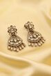 Green Gold-Plated Brass Accent Drop Earrings image number 0