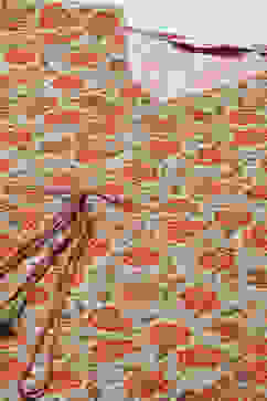 Powder Blue Cotton Printed 2 Piece Sleepwear Set image number 1