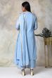 Brown Cotton Straight Kurta Palazzo Suit Set image number 4
