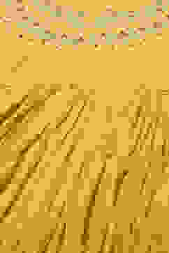 Mustard Cotton Anarkali Kurta Lehenga Set image number 1