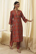 Rust Red Printed Co-ord Set image number 5
