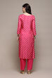 Pink Muslin Digital Print Unstitched Suit Set image number 5