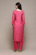 Pink Muslin Digital Print Unstitched Suit Set