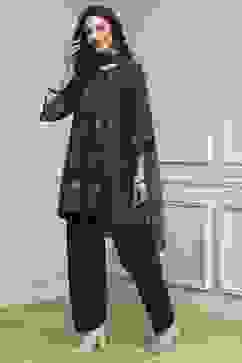 Brown Printed Straight Suit Set image number 6