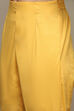 Yellow Straight Kurta Pants Suit Set image number 2