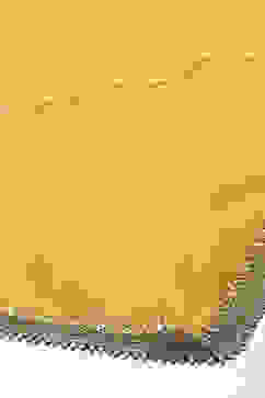 Yellow Cotton Silk Gathered Kurta Palazzo Suit Set image number 3