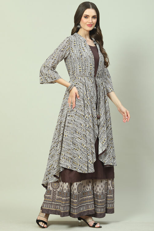 Sand Brown Suit Set image number 5