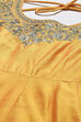 Mustard Poly Viscose Anarkali Kurta Churidar Suit Set image number 1