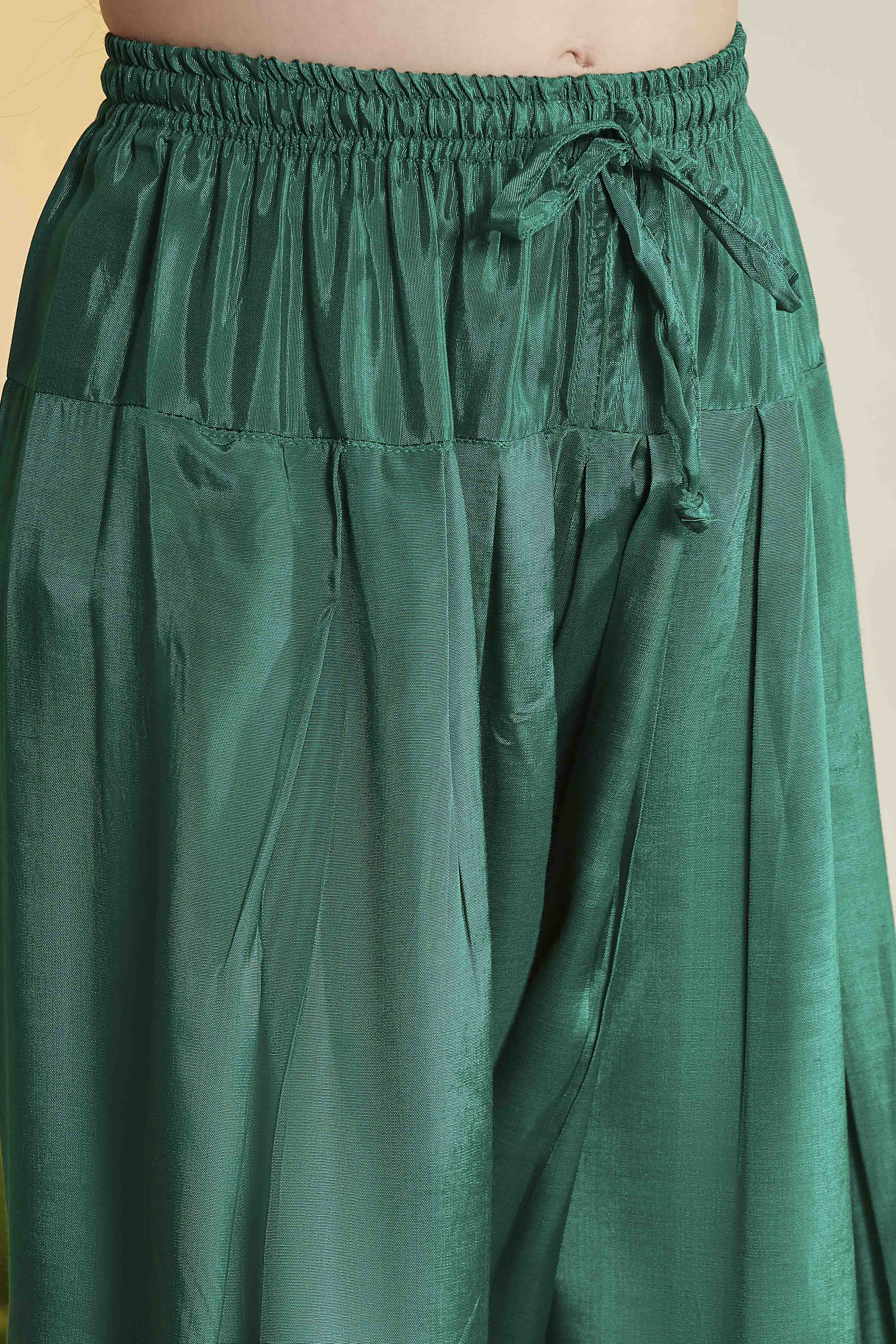 Pink Viscose Blend Straight Suit Set image number 2