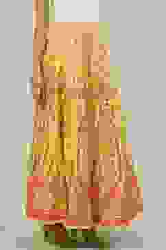 Yellow Art Silk Skirt image number 3