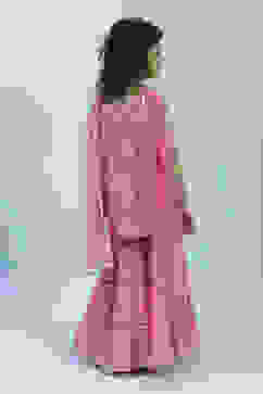 Pink Cotton Printed Strappy Suit Set image number 4