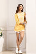 Yellow Cotton  Short Kurti image number 6