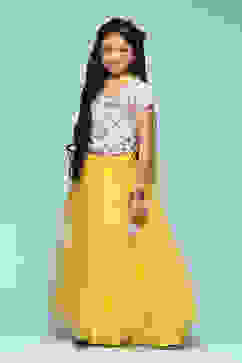 Multicolor Poly Viscose Lehenga Set image number 5