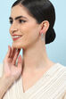 Light Green Brass Earrings image number 3