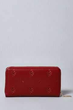 Maroon Pu Leather Wallet image number 3