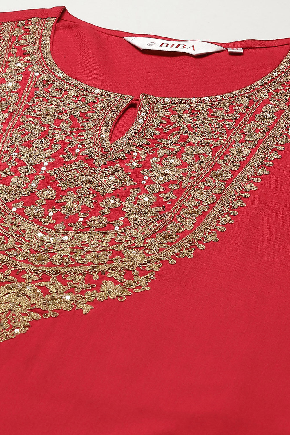 Lime Green LIVA Gathered Kurta Ankle Length Suit Set image number 1