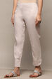 Grey Viscose Blend Pant image number 2