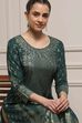Plum LIVA Straight Printed Kurta image number 6