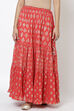 Orange Cotton Skirt image number 3