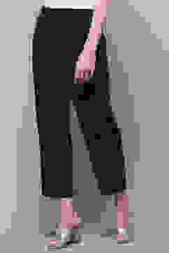 Navy Blue Cotton Straight Palazzo image number 2