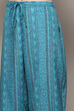 Teracota Poly Chiffon Straight Printed Kurta Palazzo Suit Set image number 2