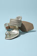 Gold PU Ring Toe Sandals image number 3