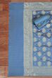 Orange Cotton Printed Embroidered Unstitched Suit Set image number 3