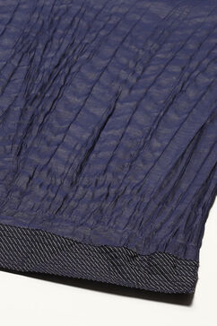 Rohit Bal Indigo Cotton Blend Anarkali Kurta Suit Set image number 3