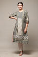 Green Viscose A-Line Printed Kurta image number 0