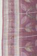 Peach Linen Printed Unstitched Suit Set image number 4