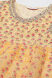 Yellow Straight Kurta Churidar Suit Set image number 1