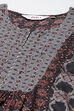 Maroon and Green Viscose Flared Kurta Palazzo Suit Set image number 1