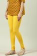 Camel Cotton Blend Solid Churidar image number 0