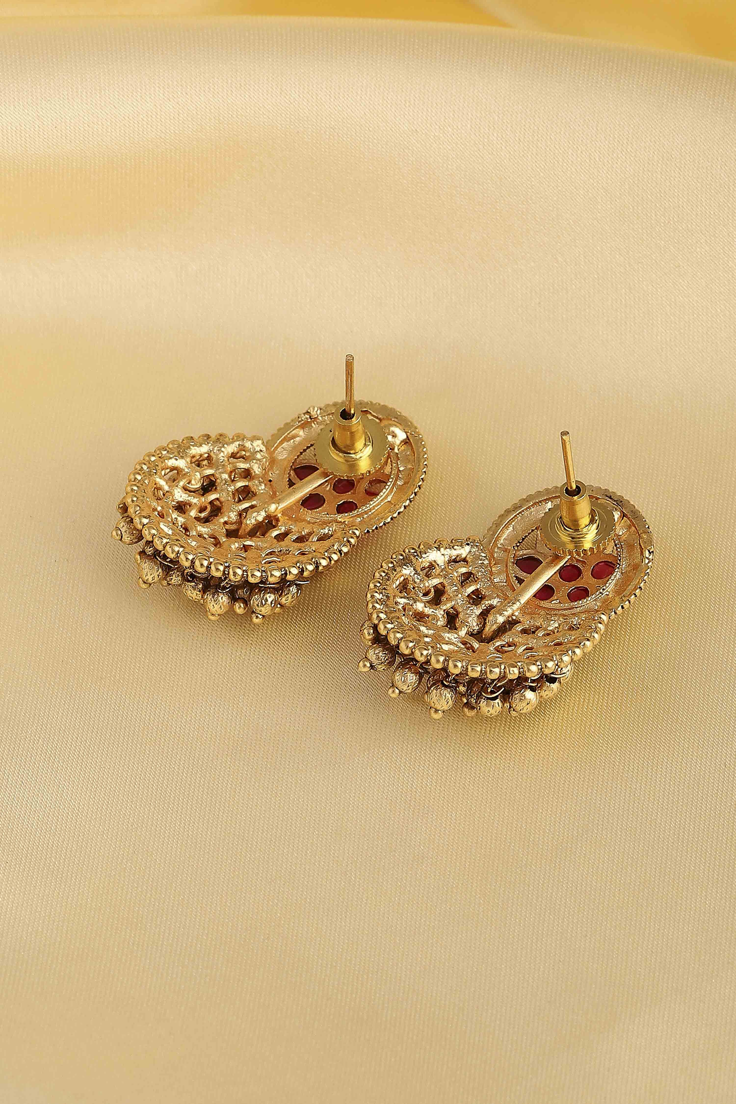 Red Alloy Studs image number 2