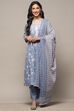Pink Cotton Anarkali Suit Set image number 7