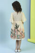 Beige Polyester Dress image number 3