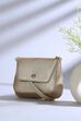 Gold PU Cross Body Bag image number 0
