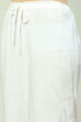 Off White Rayon Solid Palazzo image number 1