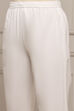 Blue Cotton Slim Pants image number 1