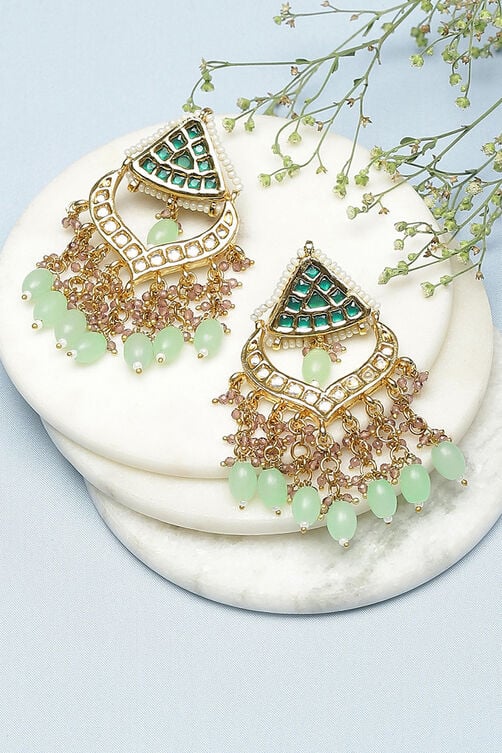 Mint Green Earrings image number 0