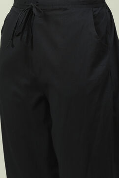 Indigo Viscose Straight Kurta Pants Suit Set image number 2
