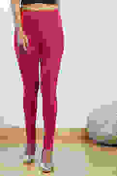 Fuschia Cotton Blend Solid Churidar image number 4