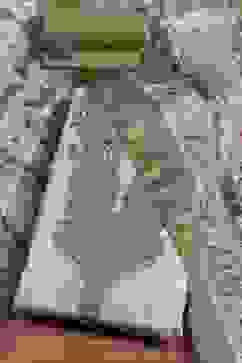 Green Poly Crepe Digital Print Unstitched Suit Set image number 0