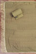 Beige Cotton Printed Unstitched Kurta Set image number 3