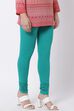 Fuschia Cotton Blend Solid Churidar image number 1