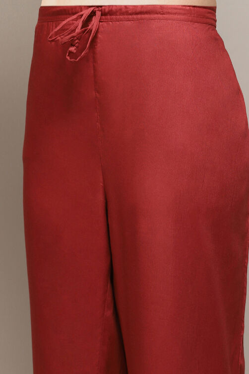 Buy Onion Pink Modal Blend Straight Kurta Palazzo Suit Set for INR3996 ...