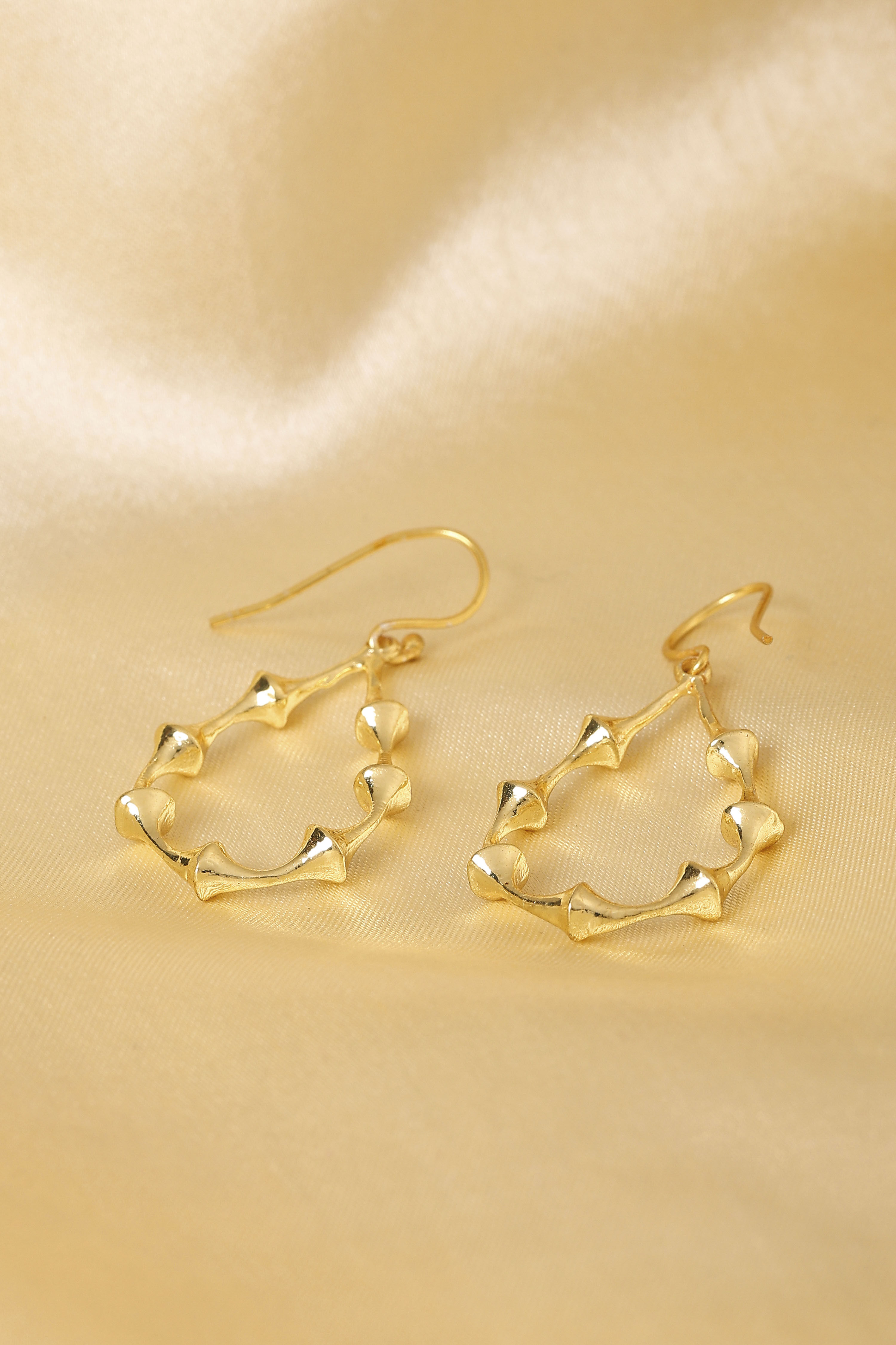 Gold Brass Drop & Danglers image number 2