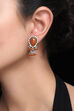 Orange Chalcedony Earrings image number 0