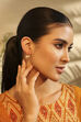 Gold Plated Alloy Hoop Earrings image number 3